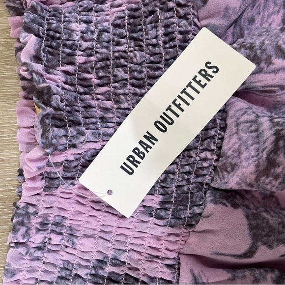 NWT Urban Outfitters Ciara Lilac Purple Farm Printed Mini Ruffle Skort Skirt - Picture 11 of 16
